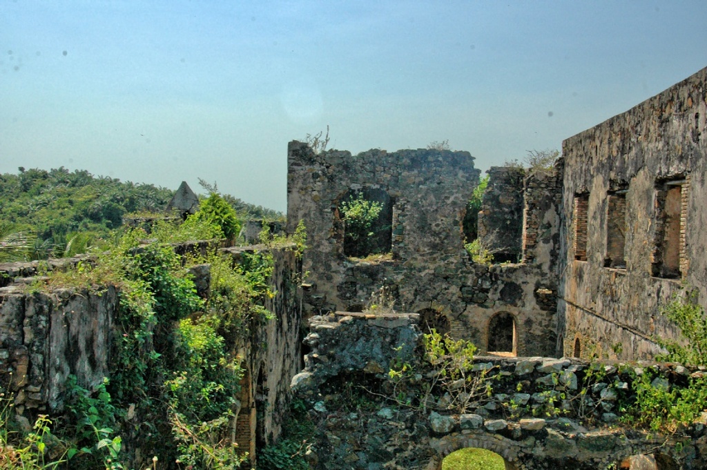 Fort Batenstein, Butre, near Busua, Westrn region, Ghana, inside view photography by Remo Kurka