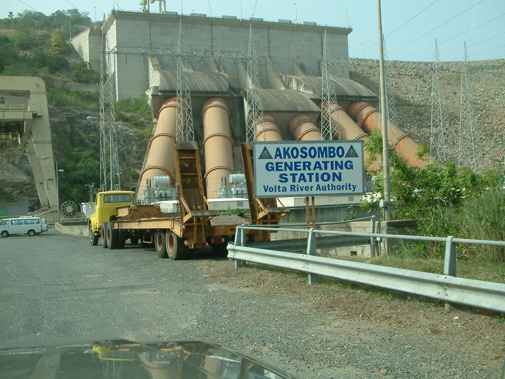 Front View of The Akosombo Dam: Preserving One of Ghana's Greatest Industrial Heritage Sites